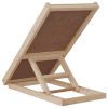 Dog Ramp Gray 27.6"x13.8" Solid Wood Fir