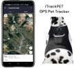 Get Detailed SMS with Small Waterproof GPRS GSM Pet Collar GPS Tracker Size:L