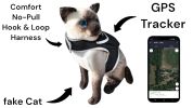 Adjustable Collar Mount Waterproof GPS Tracker for Pets GSM Dog Finder Size:L