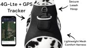 Get Accurate Pet Locations w/ Pet Tracker Realtime Dog Collar GPS Tracker Size:L