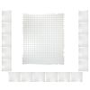 16Pcs Cat Deterrent Mats For Indoor Outdoor Use Keep Cats Dogs Away Pets 16.53x13.18in Deterrent Training Mats with 0.78in Spikes 22x1FT Area