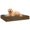 Dog Bed Honey Brown 28.1"x21.3"x3.5" Solid Wood Pine