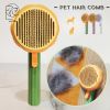 Cat Grooming Brush Pumpkin Comb For Dogs Cats Hair Remover Brush Pet Hair  Shedding Self-Cleaning Comb Dog Grooming Tools; pet grooming