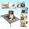 50"D x 31"W x 8"H Dog Bed Gray