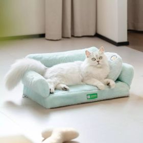 Mewoofun 6pcs Pet Couch Bed Fluffy Sofa Soft Washable Cat Mats Dog Furniture (STYLE: QCP124)