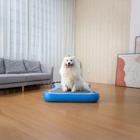 Inflatable Floating Dog Water Ramp Ladder (Color: as picture)