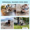 50"D x 31"W x 8"H Dog Bed Gray